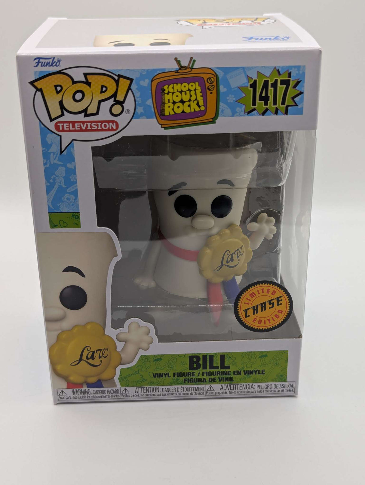 BILL (LAW) | SchoolHouse Rock! | Funko Pop Television | Chase #1417