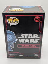 DARTH MAUL (Hooded Holographic) | Funko Pop Star Wars Dark Side | Glow #740