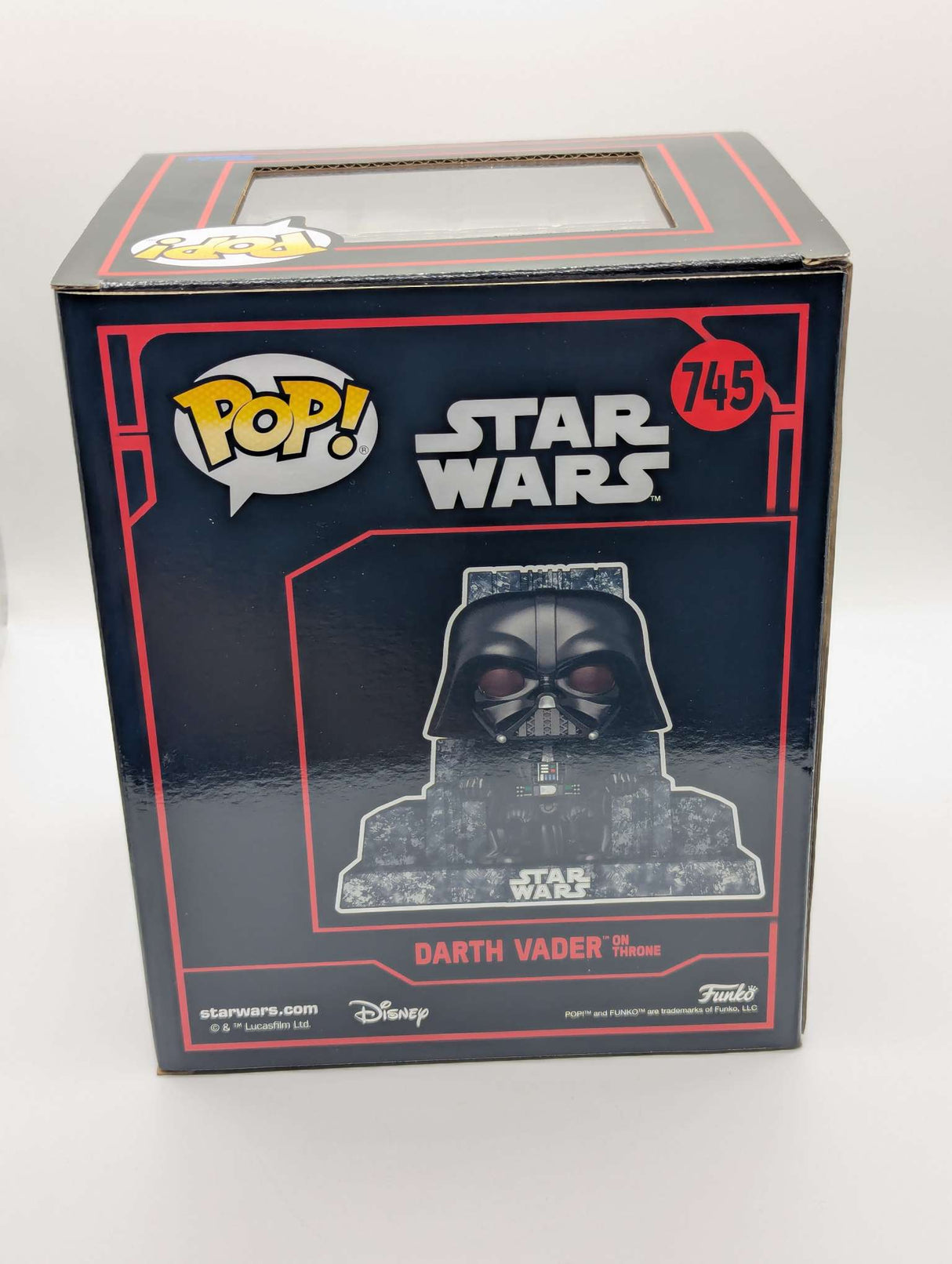 DARTH VADER ON THRONE | Funko Pop Star Wars Deluxe Dark Side #745