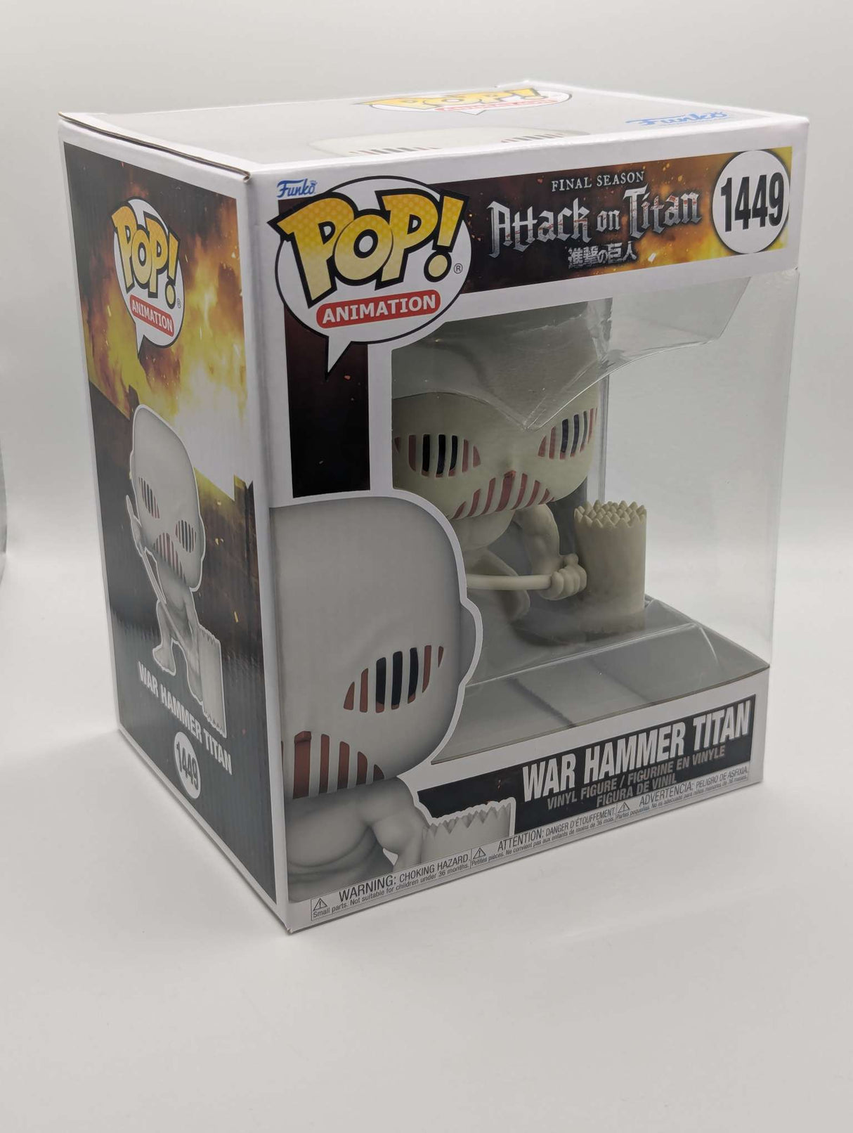 WAR HAMMER TITAN | Attack on Titan | Funko Pop Animation | 6 Inch #1449