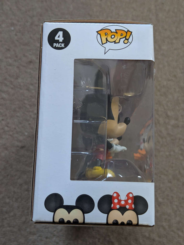 Damaged Box | MICKEY / MINNIE / DONALD / DAISY | Funko Pop Disney 100 | 4 Pack