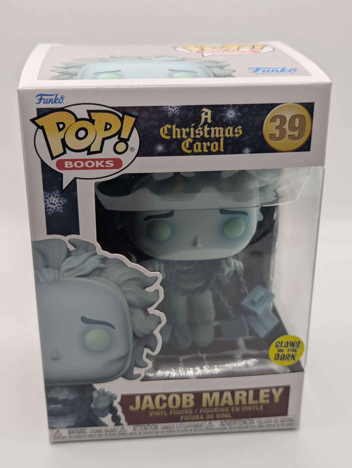 JACOB MARLEY | A Christmas Carol | Funko Pop Books | Glow #39