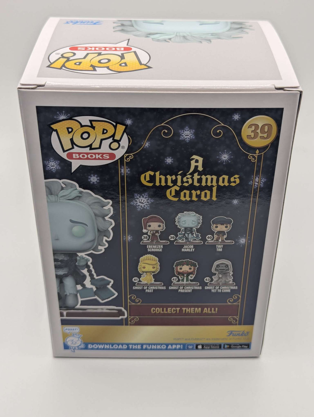 JACOB MARLEY | A Christmas Carol | Funko Pop Books | Glow #39