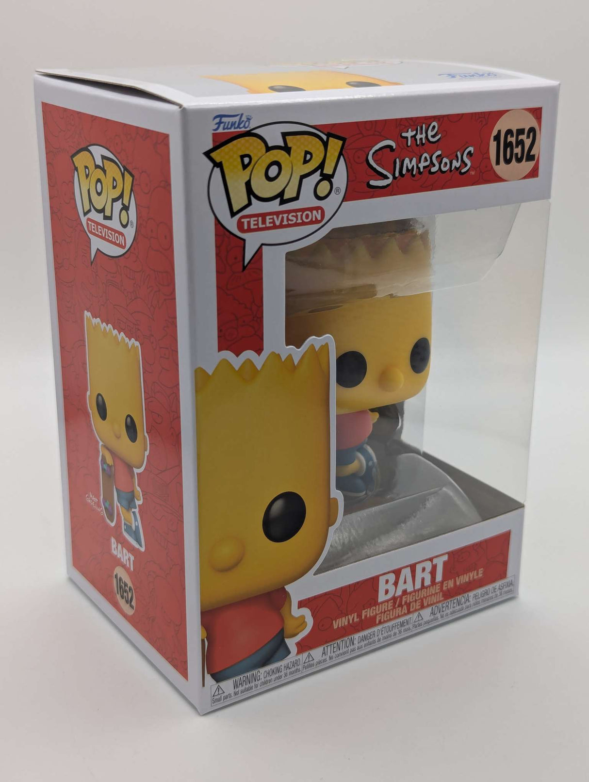 BART WITH SKATEBOARD | The Simpsons | Funko Pop Television #1652