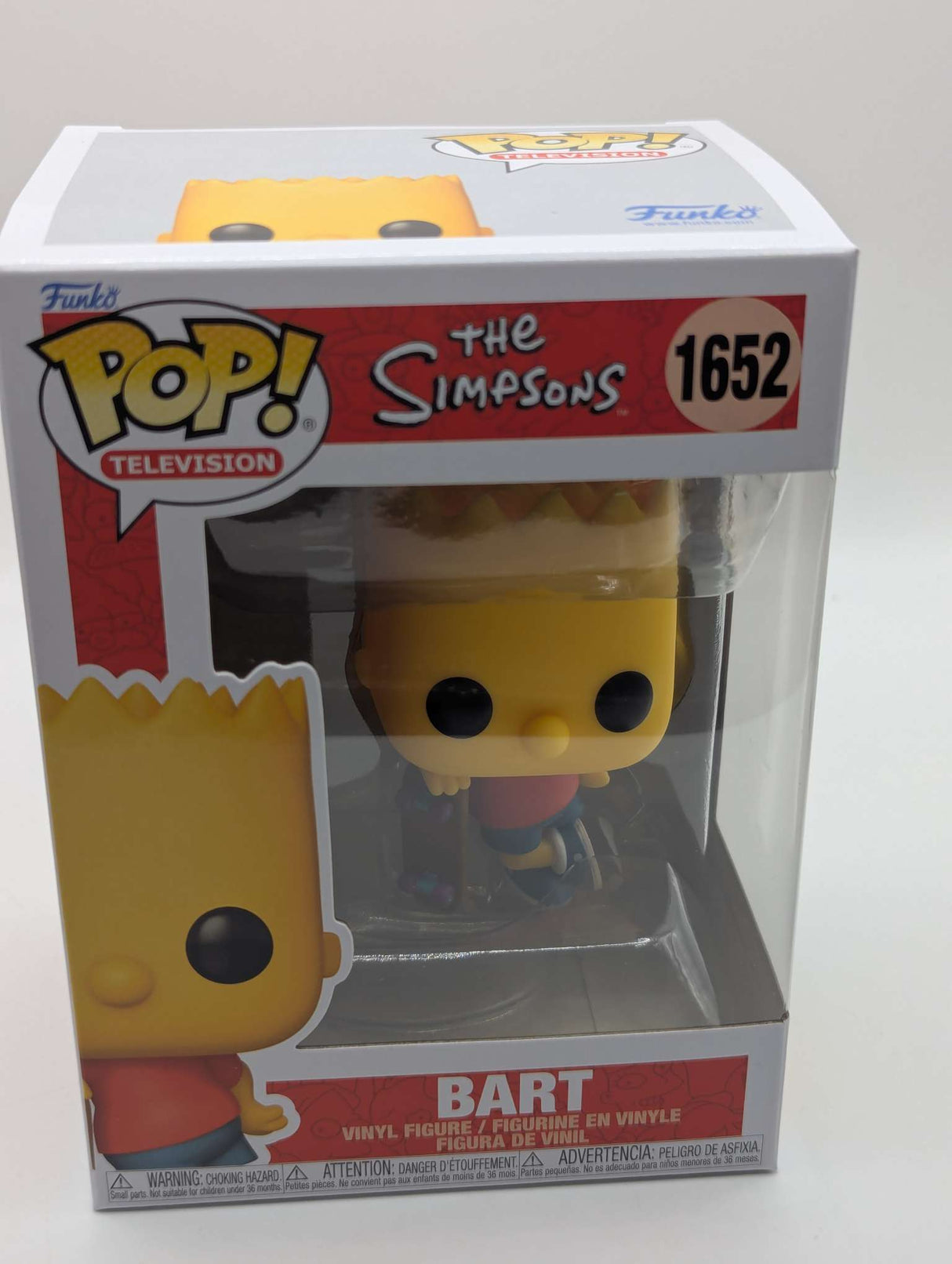 BART WITH SKATEBOARD | The Simpsons | Funko Pop Television #1652