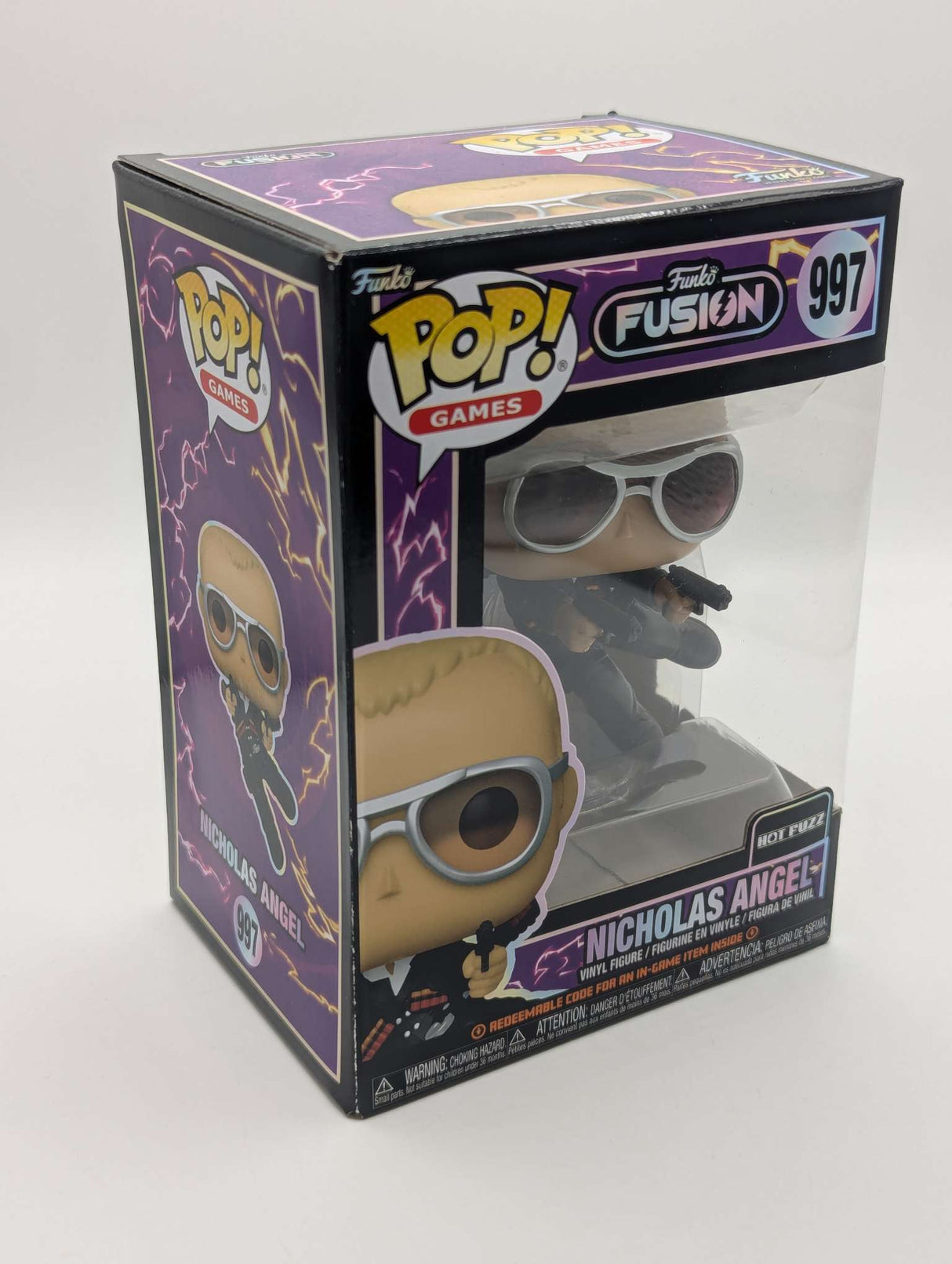 Damaged Box | NICHOLAS ANGEL  | Hot Fuzz | Funko Fusion Pop Games | #997