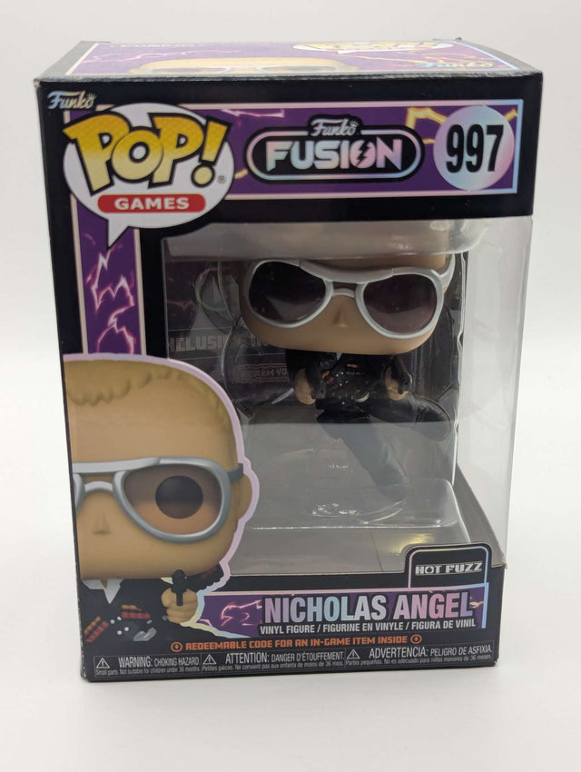 Damaged Box | NICHOLAS ANGEL  | Hot Fuzz | Funko Fusion Pop Games | #997