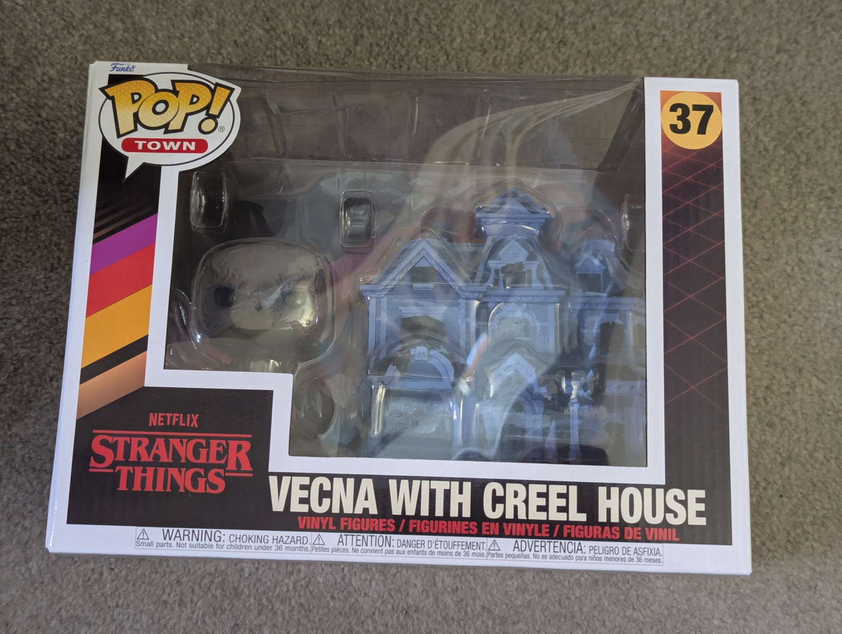 Damaged Box | VECNA WITH CREEL HOUSE | Stranger Things | Funko Town | 6 Inch #37