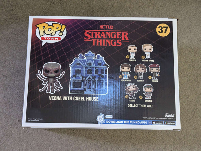 Damaged Box | VECNA WITH CREEL HOUSE | Stranger Things | Funko Town | 6 Inch #37