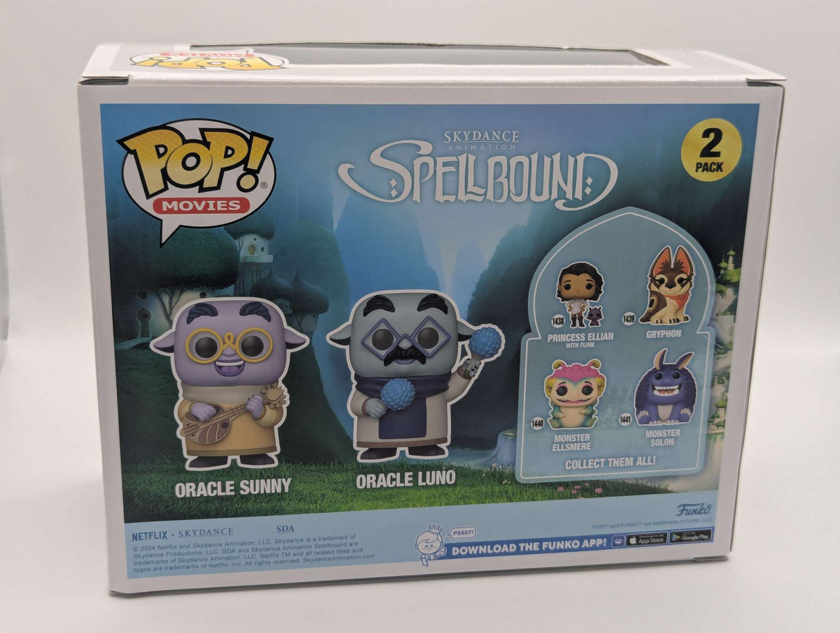 ORACLE SUNNY & ORACLE LUNO | Spellbound Netflix | Funko Pop Movies | 2 Pack