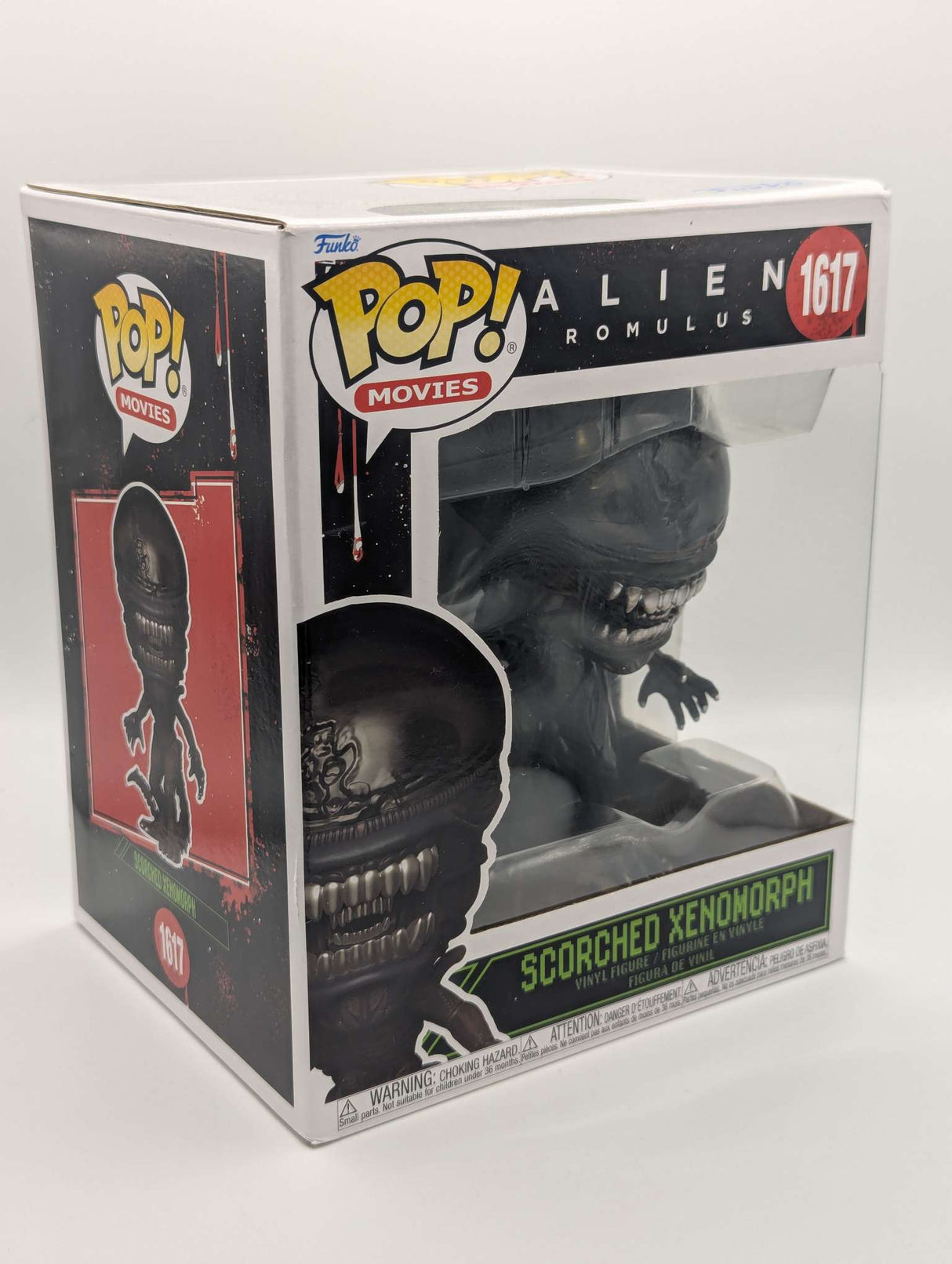 Damaged Box | Scorched Xenomorph  | Alien Romulus | Funko Movies | #1617 | 6 inch