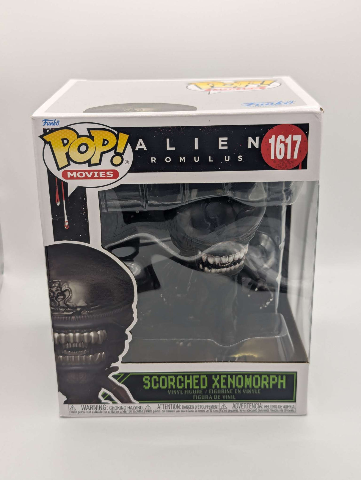 Damaged Box | Scorched Xenomorph  | Alien Romulus | Funko Movies | #1617 | 6 inch