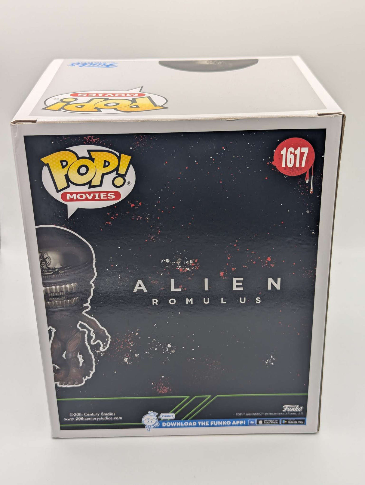 Damaged Box | Scorched Xenomorph  | Alien Romulus | Funko Movies | #1617 | 6 inch