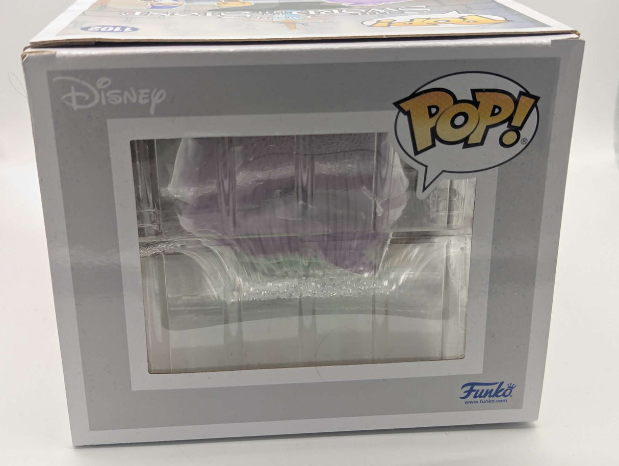 Damaged Box | Funko Pop Disney | The Sword in the Stone | Madam Mim (Dragon Sick) #1102 6 inch | Chase