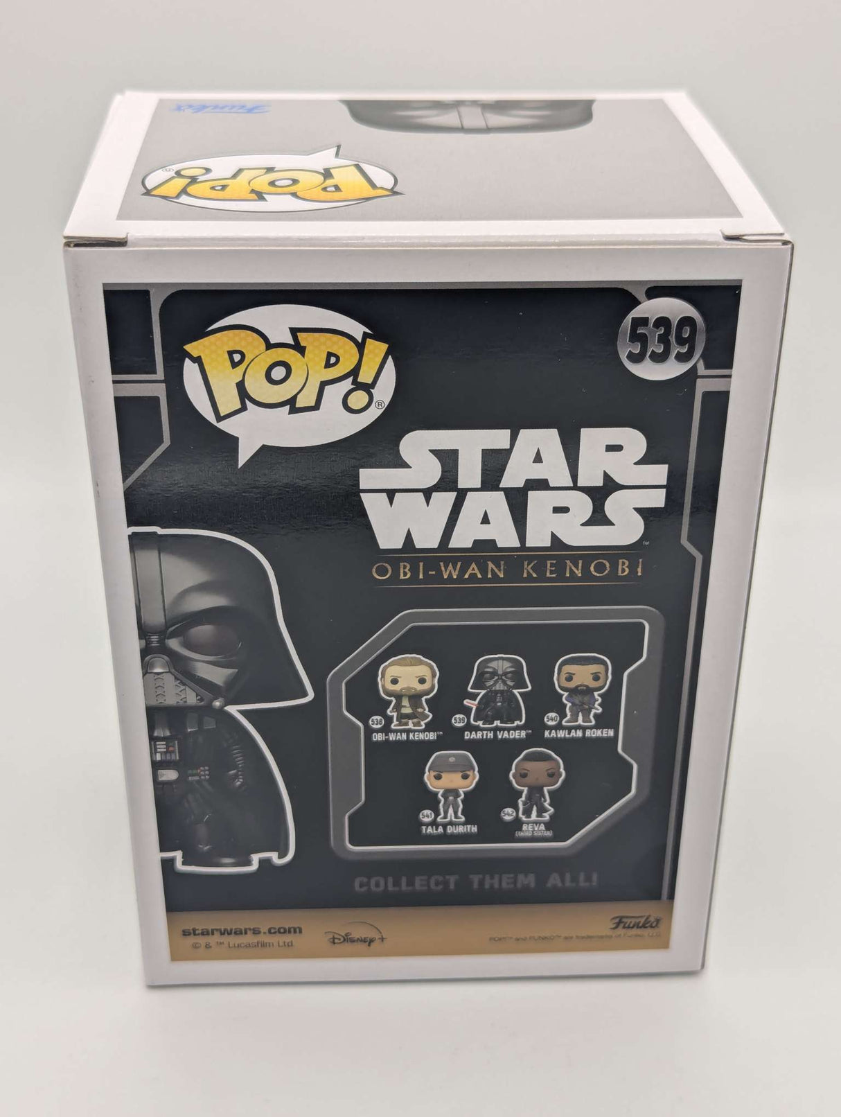 Damaged Box | Darth Vader | Obi-Wan Kenobi | Funko Pop Star Wars #539