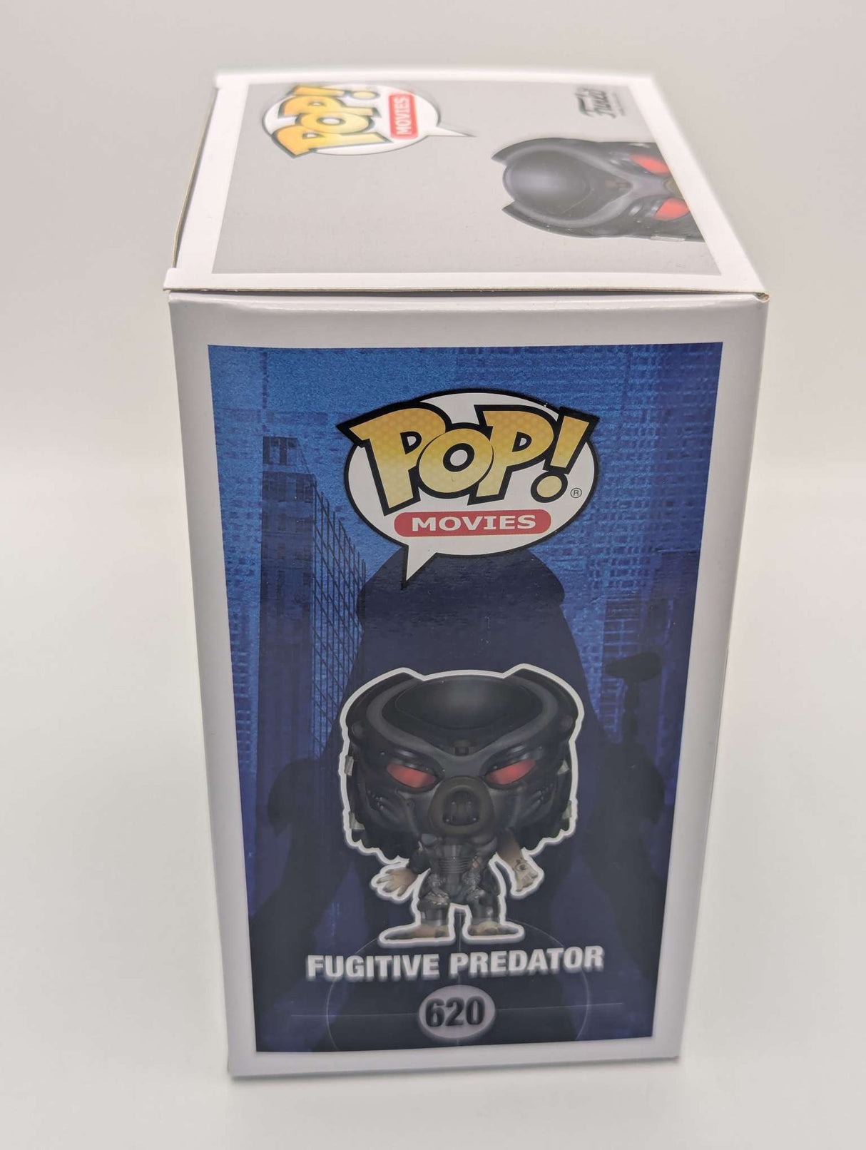 Damaged Box | | Fugitive Predator | The Predator | Funko Pop Movies #620 | Gun Metal Chrome