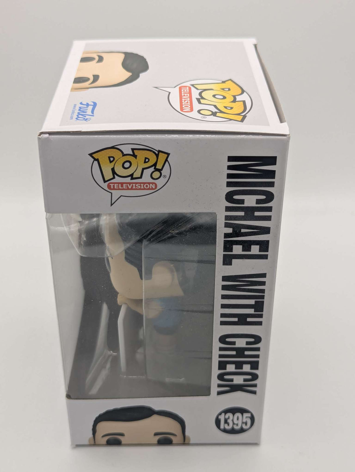 Damaged Box | Funko Pop Television | The Office | Michael with Check #1395