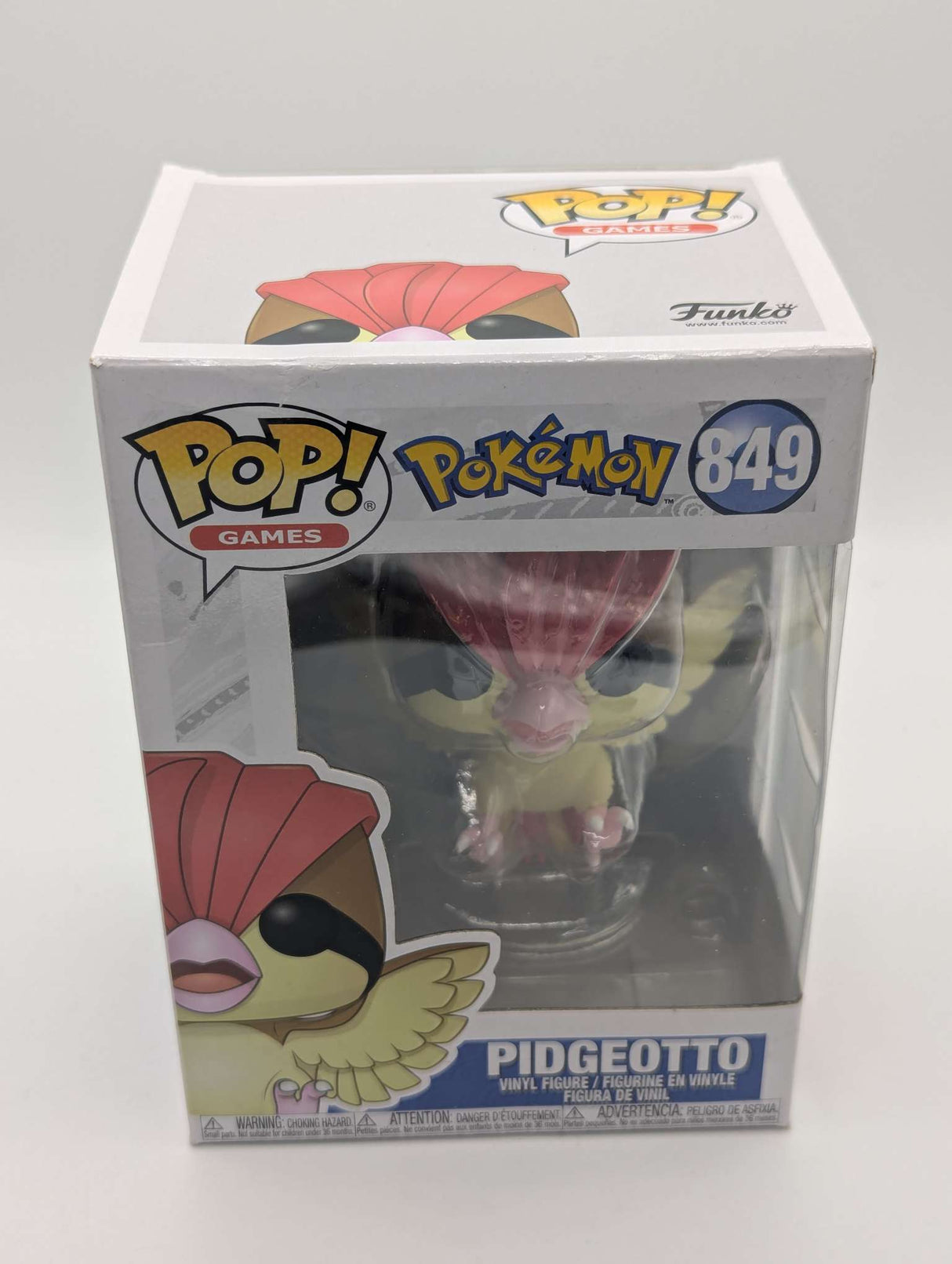 Damaged Box | Funko Pop Games | Pokemon | Pidgeotto #849