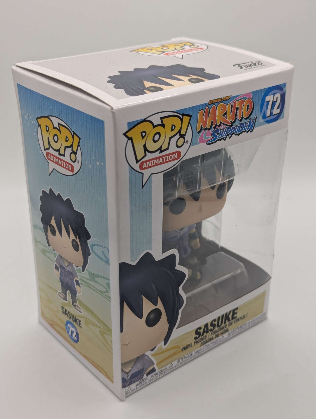 Damaged Box | Funko Pop Animation | Naruto Shippuden | Sasuke #72