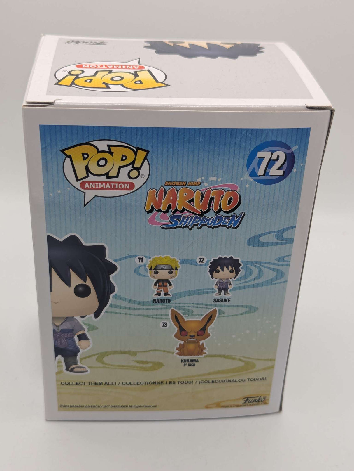 Damaged Box | Funko Pop Animation | Naruto Shippuden | Sasuke #72