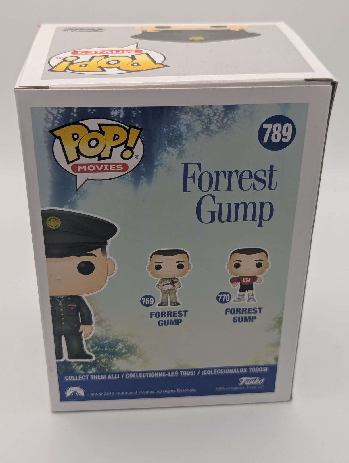 Damaged Box - Funko Pop Movies - Forrest Gump with Medal #789