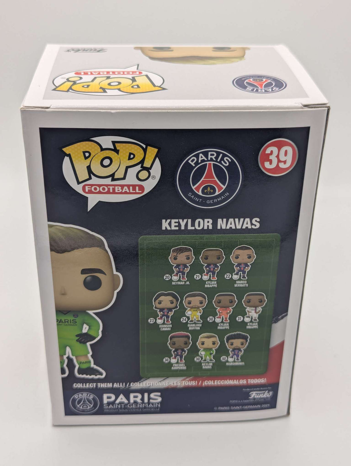 Damaged Box | Funko Pop Football | PSG | Keylor Navas #39