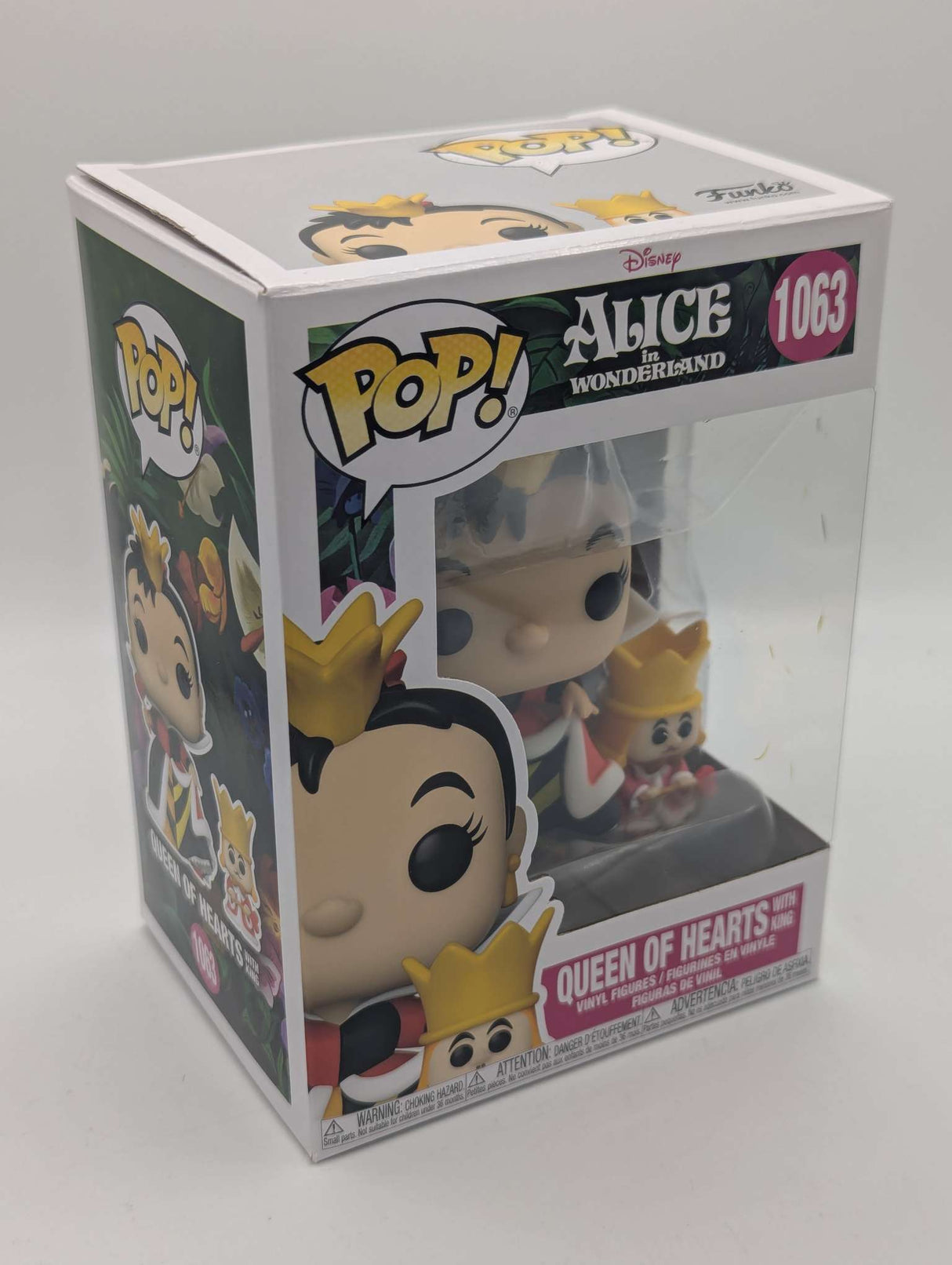 Damaged Box | Funko Pop Disney | Alice in Wonderland | Queen of Hearts with King #1063