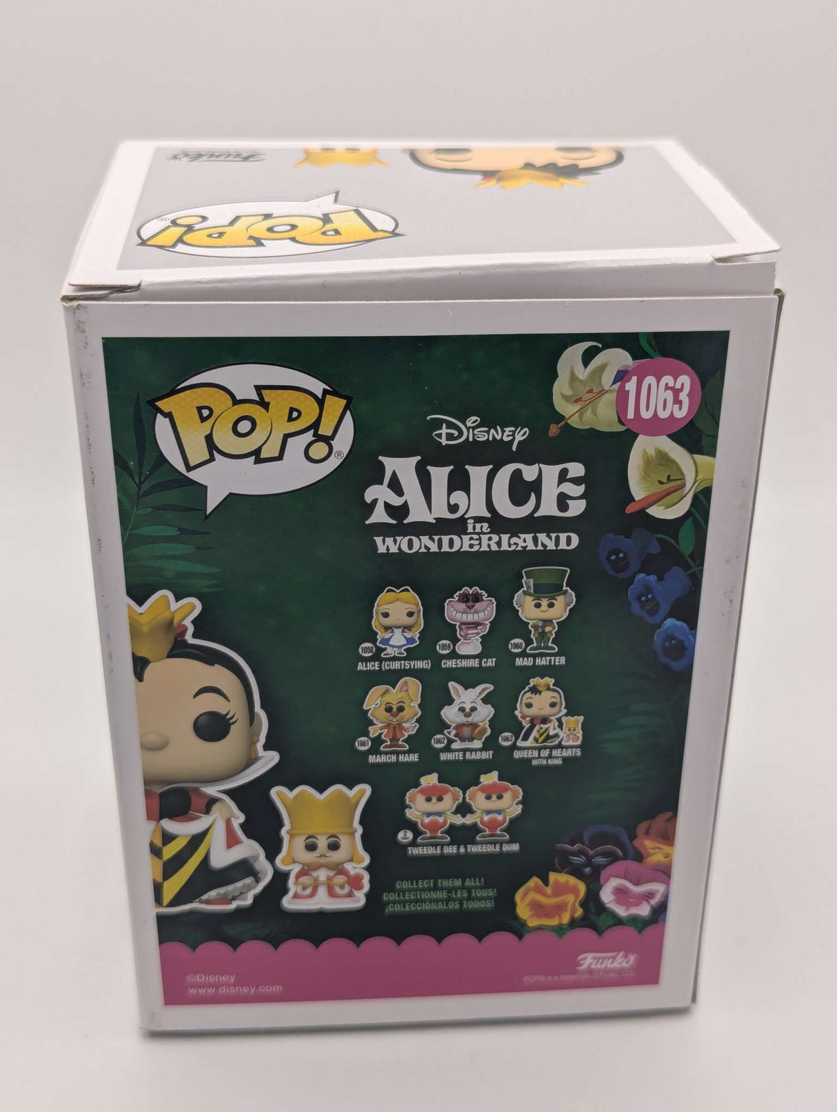 Damaged Box | Funko Pop Disney | Alice in Wonderland | Queen of Hearts with King #1063