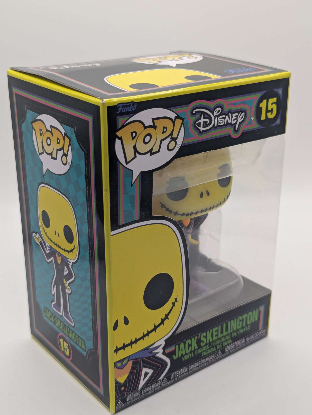 Damaged Box | Funko Pop Disney - Nightmare before Christmas - Blacklight Jack Skellington #15