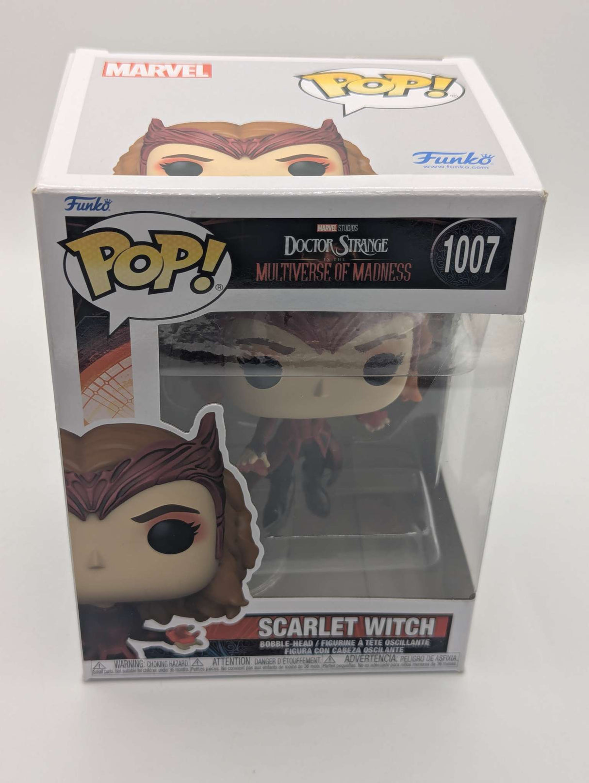 Damaged Box | Funko Pop Marvel | Doctor Strange in the Multiverse of Madness | Scarlet Witch #1007