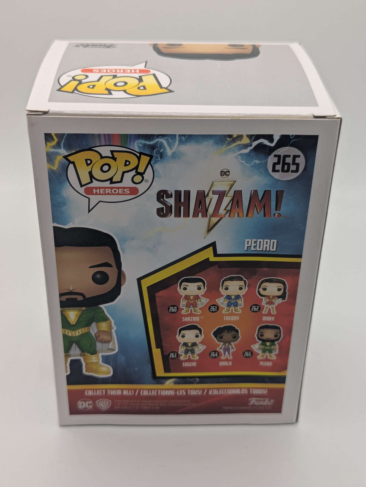 Damaged Box Funko Pop Heroes - Shazam - Pedro #265