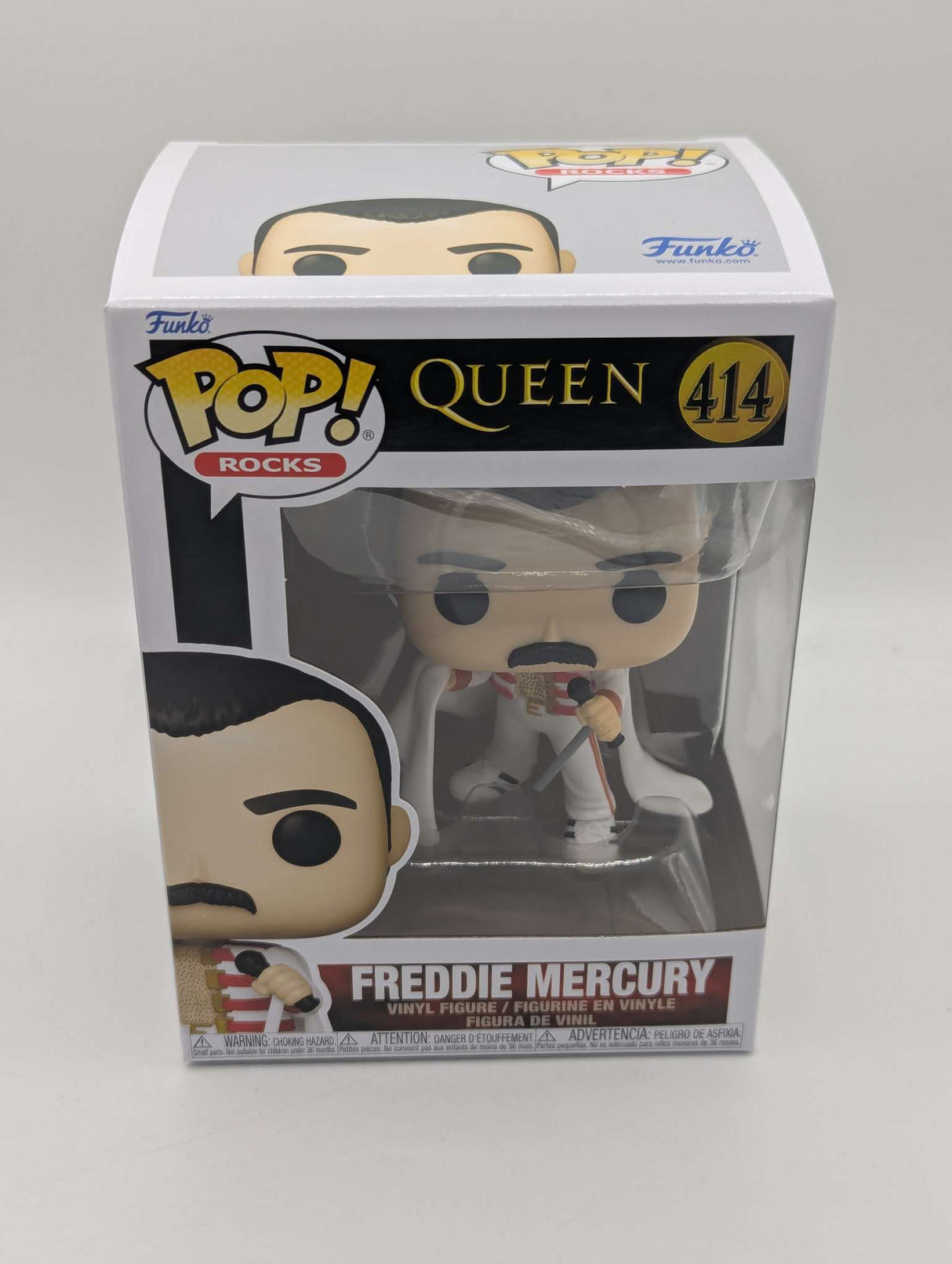 FREDDIE MERCURY (CAPE) | Queen | Funko Pop Rocks #414