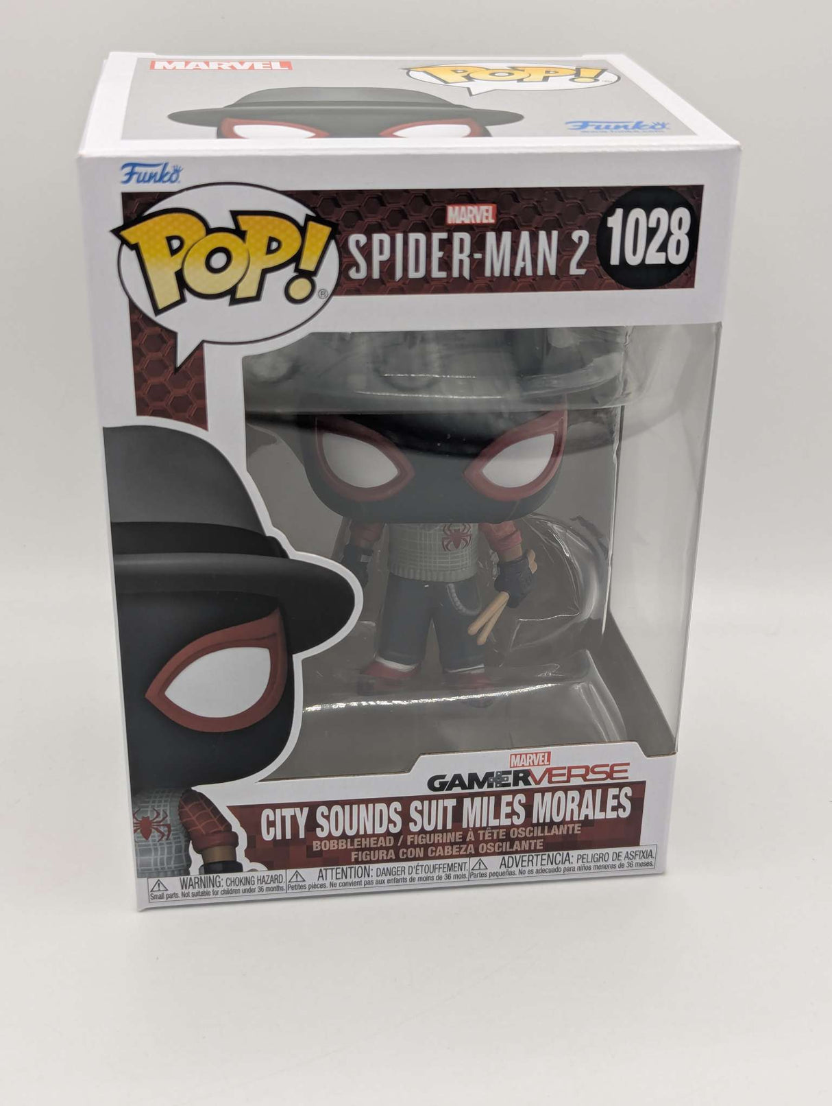 CITY SOUNDS SUIT MILERS MORALES | Spider-Man 2 | Funko Pop Games | Marvel Gamerverse  #1028