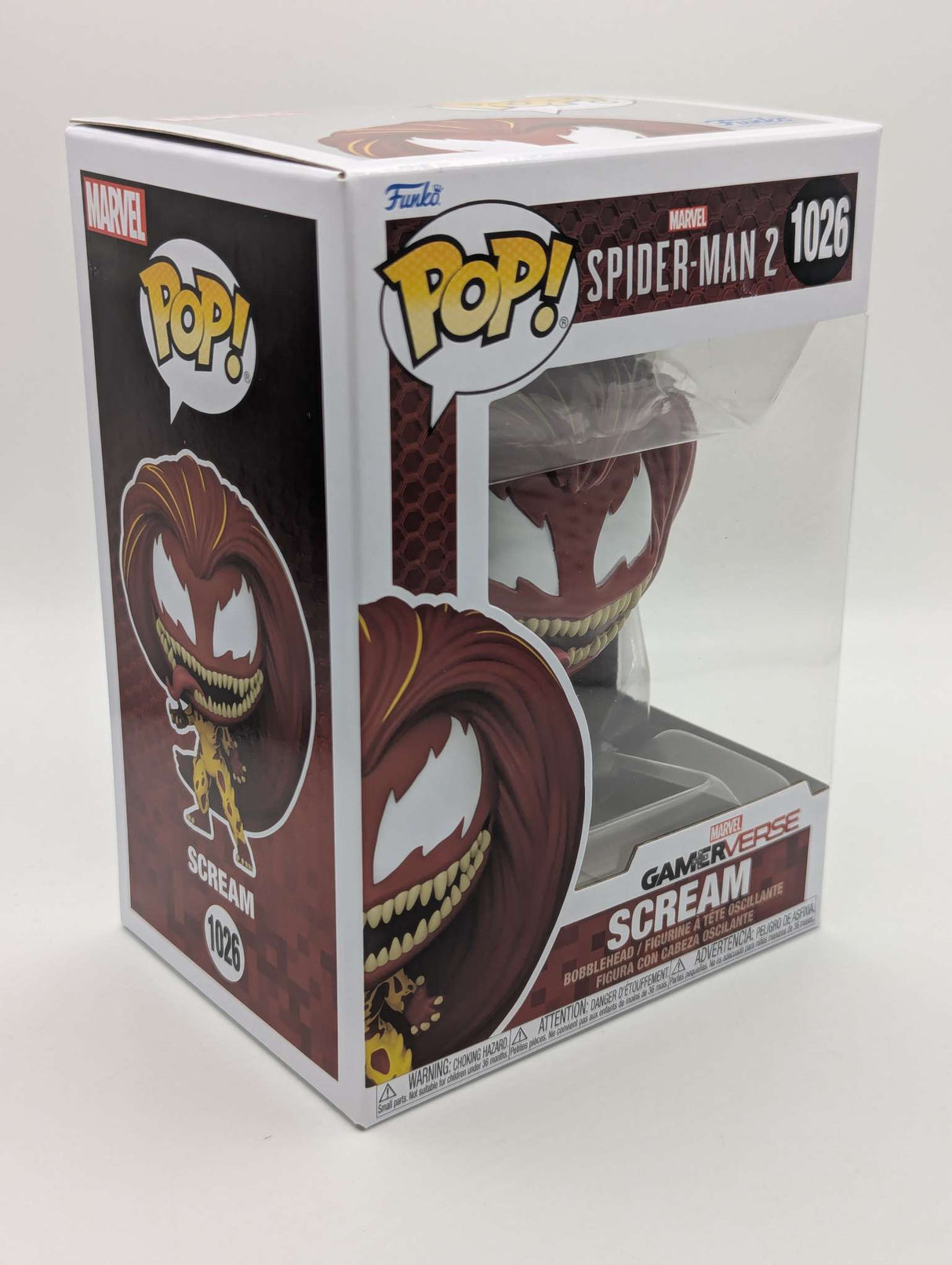 SCREAM | Spider-Man 2 | Funko Pop Games | Marvel Gamerverse  #1026