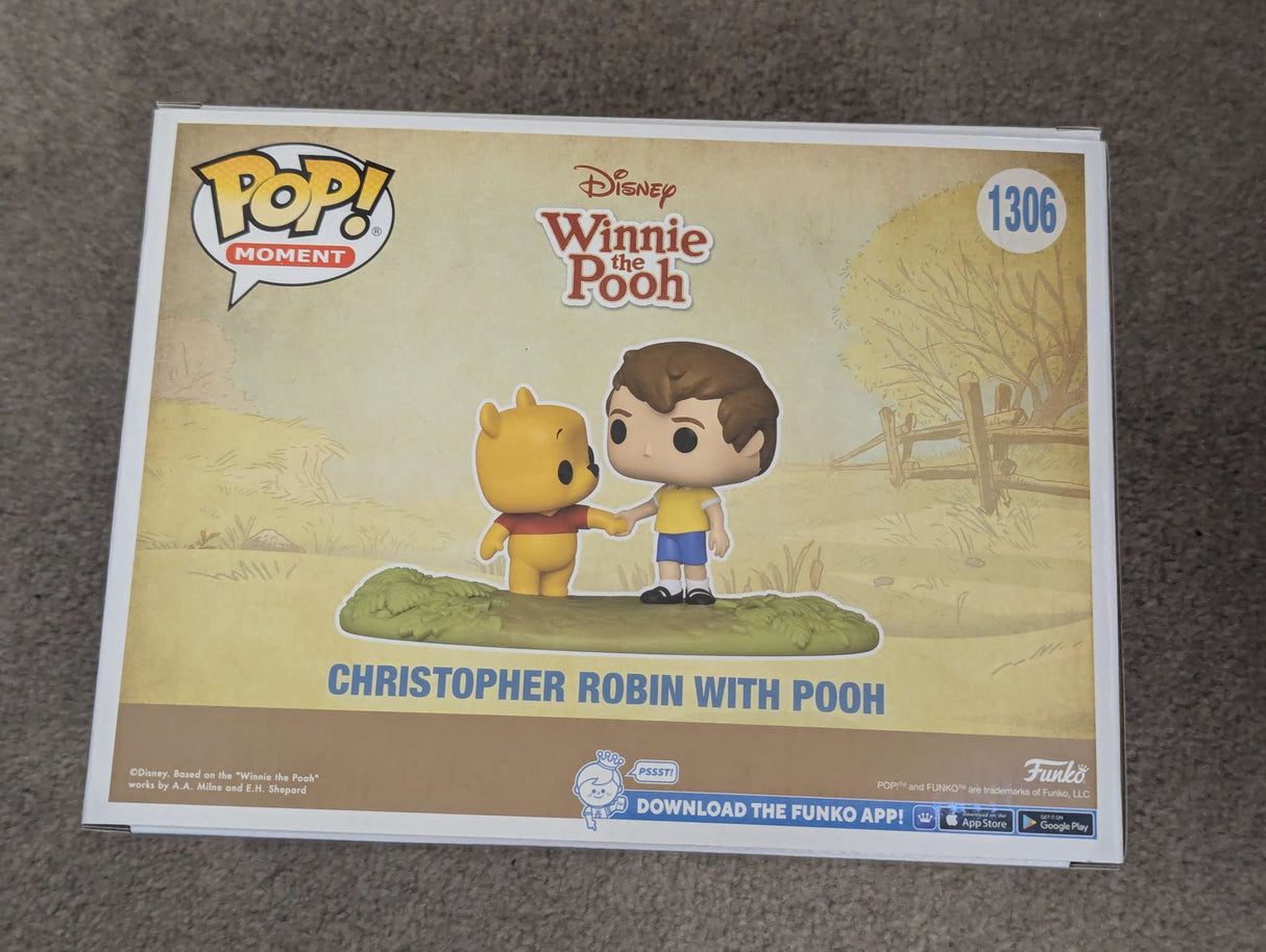 Damaged Box | CHRISTOPHER ROBIN WITH POOH  Winnie the Pooh | Funko Pop Moment Disney #1306