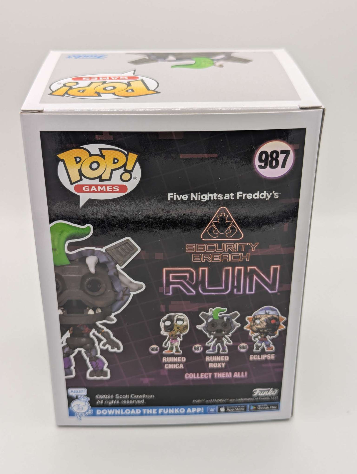 Damaged Box | RUINED ROXY | Funko Pop Games | Five Nights at Freddy's #987