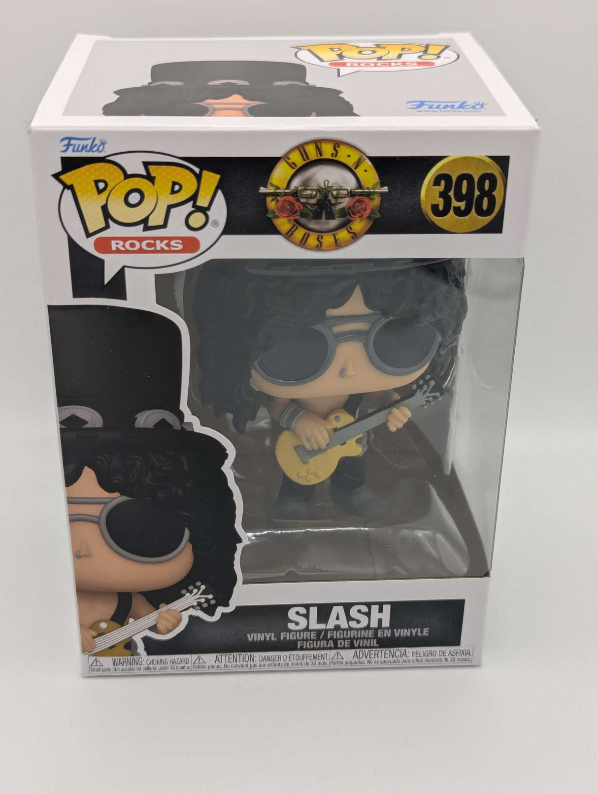 Damaged Box | SLASH (1980s) | Guns N Roses | Funko Pop Rocks #398