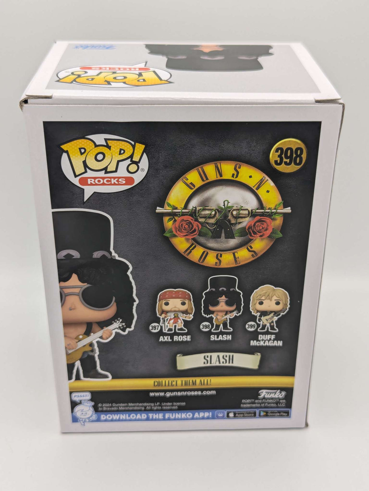 Damaged Box | SLASH (1980s) | Guns N Roses | Funko Pop Rocks #398