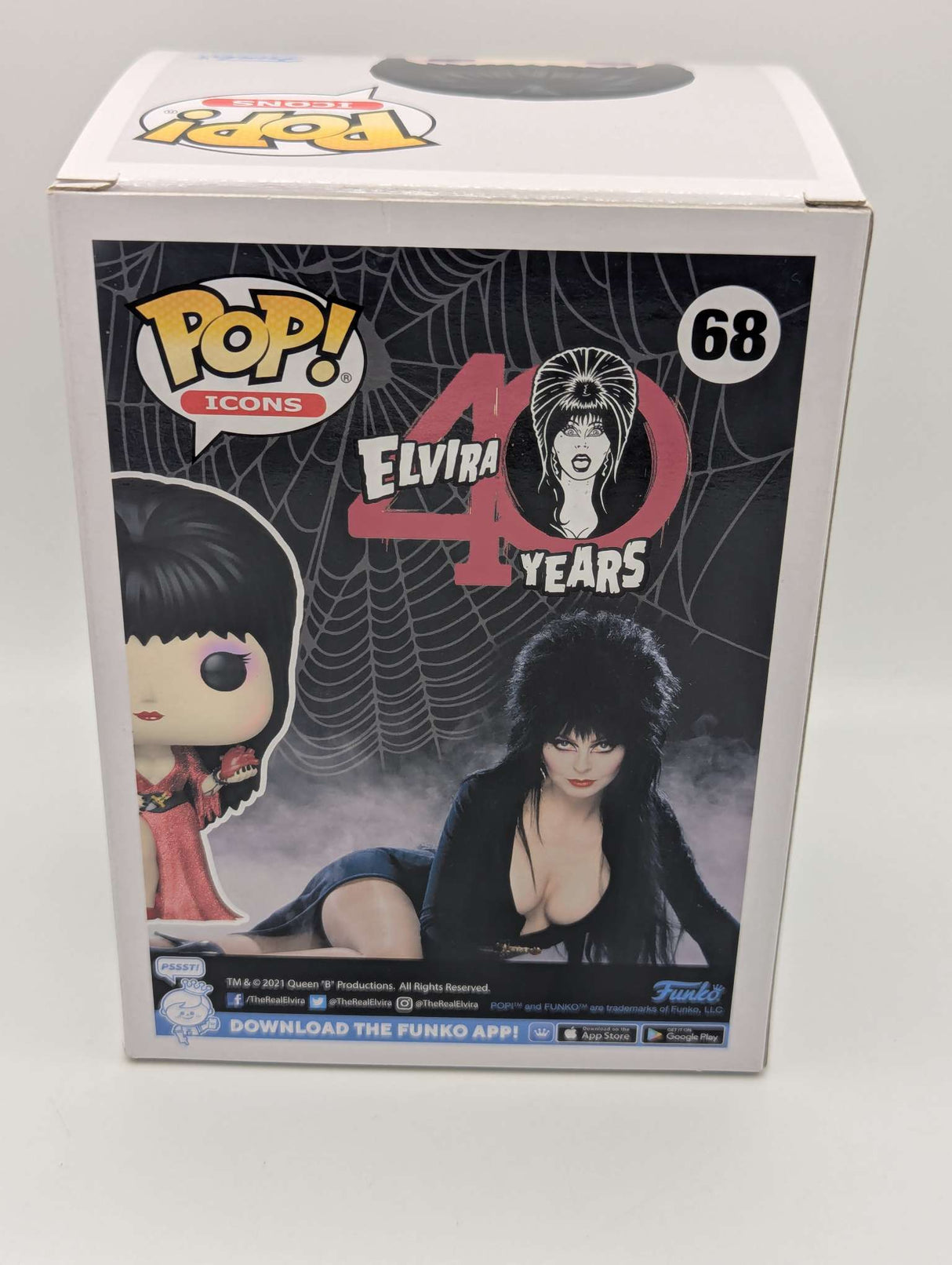 Damaged Box | ELVIRA (Diamond) | Funko Pop Icons #68