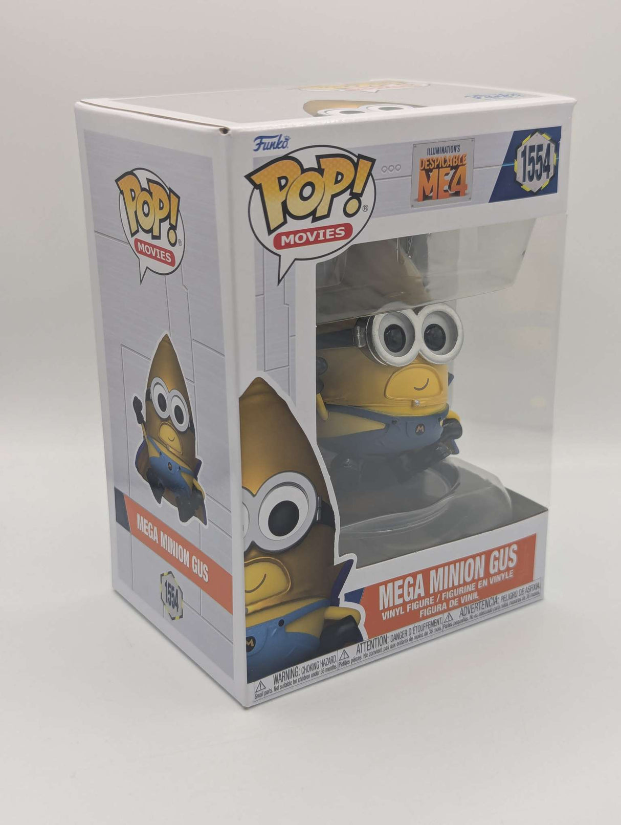 Damaged Box  | MEGA MINION GUS | Despicable Me 4 | Funko Movies #1554