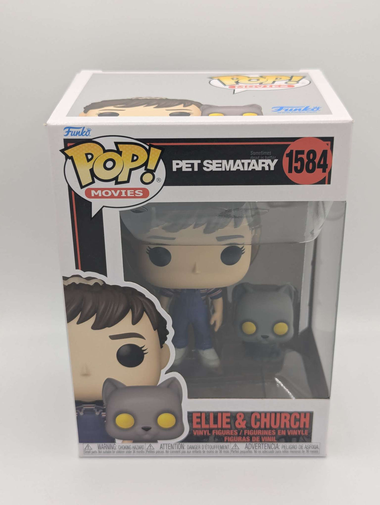 Damaged Box | ELLIE & CHURCH | Pet Sematary | Funko Movies #1584