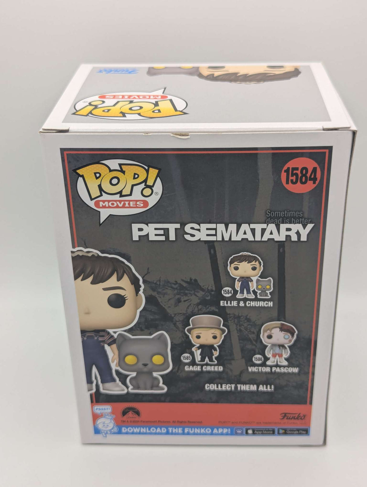 Damaged Box | ELLIE & CHURCH | Pet Sematary | Funko Movies #1584