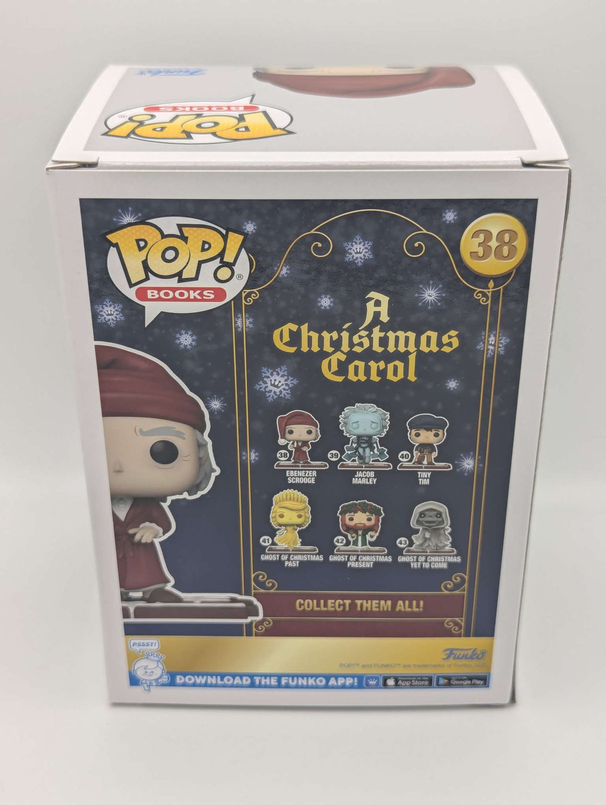 Damaged Box | EBENEZER SCROOGE | A Christmas Carol | Funko Pop Books #38