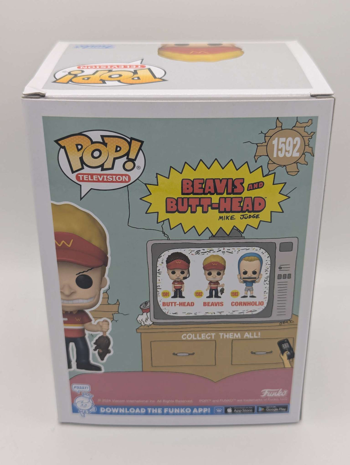 Damaged Box | BEAVIS | Beavis and Butt-Head | Funko Pop Television #1592