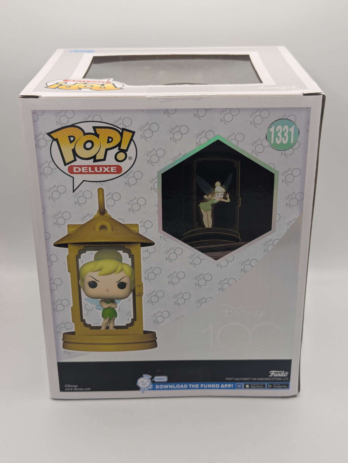 Damaged Box | TINKER BELL IN LANTERN | Funko Pop Deluxe | Disney 100 | Peter Pan #1331