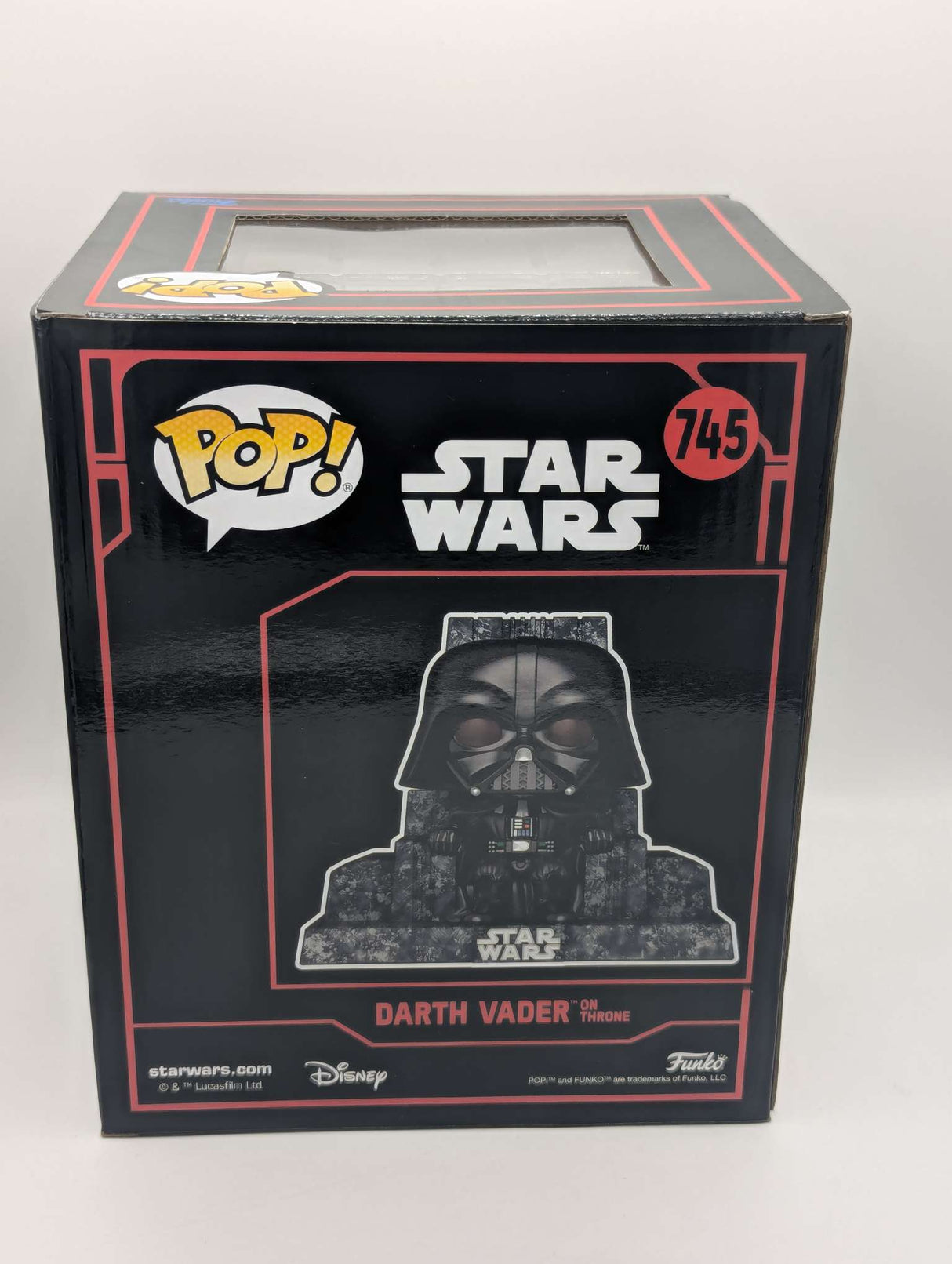 Damaged Box | DARTH VADER ON THRONE | Funko Pop Star Wars Deluxe Dark Side #745