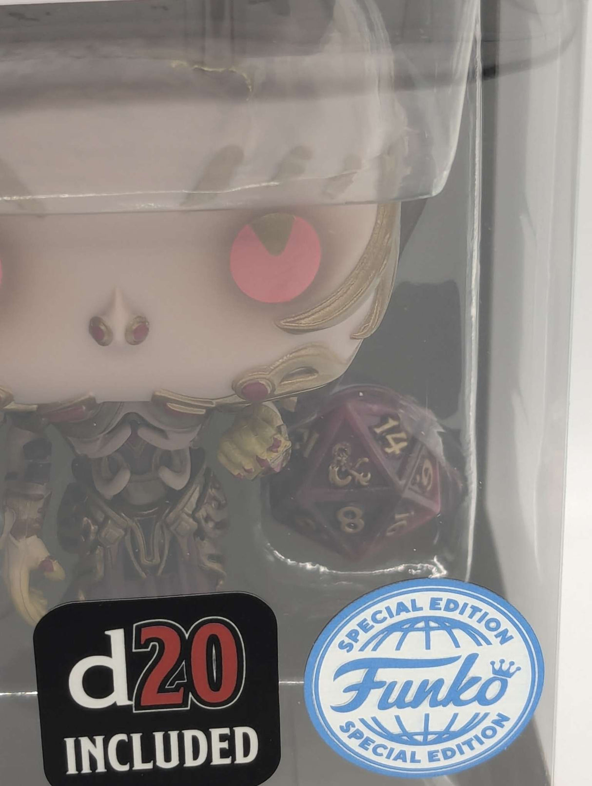 VECNA (WITH D20 DICE) METALLIC | Dungeons & Dragons | Funko Pop Games #853