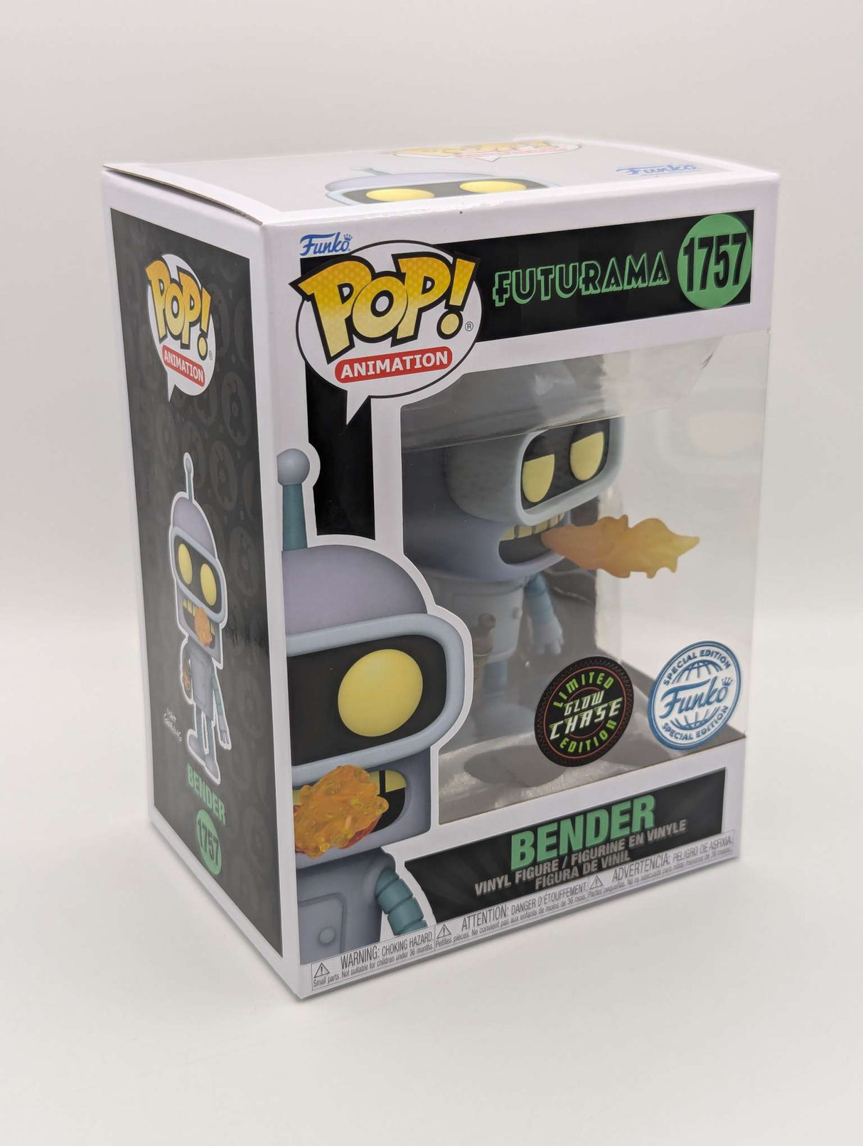 BENDER (BURPING) | Futurama | Funko Pop Animation | GLOW CHASE #1757