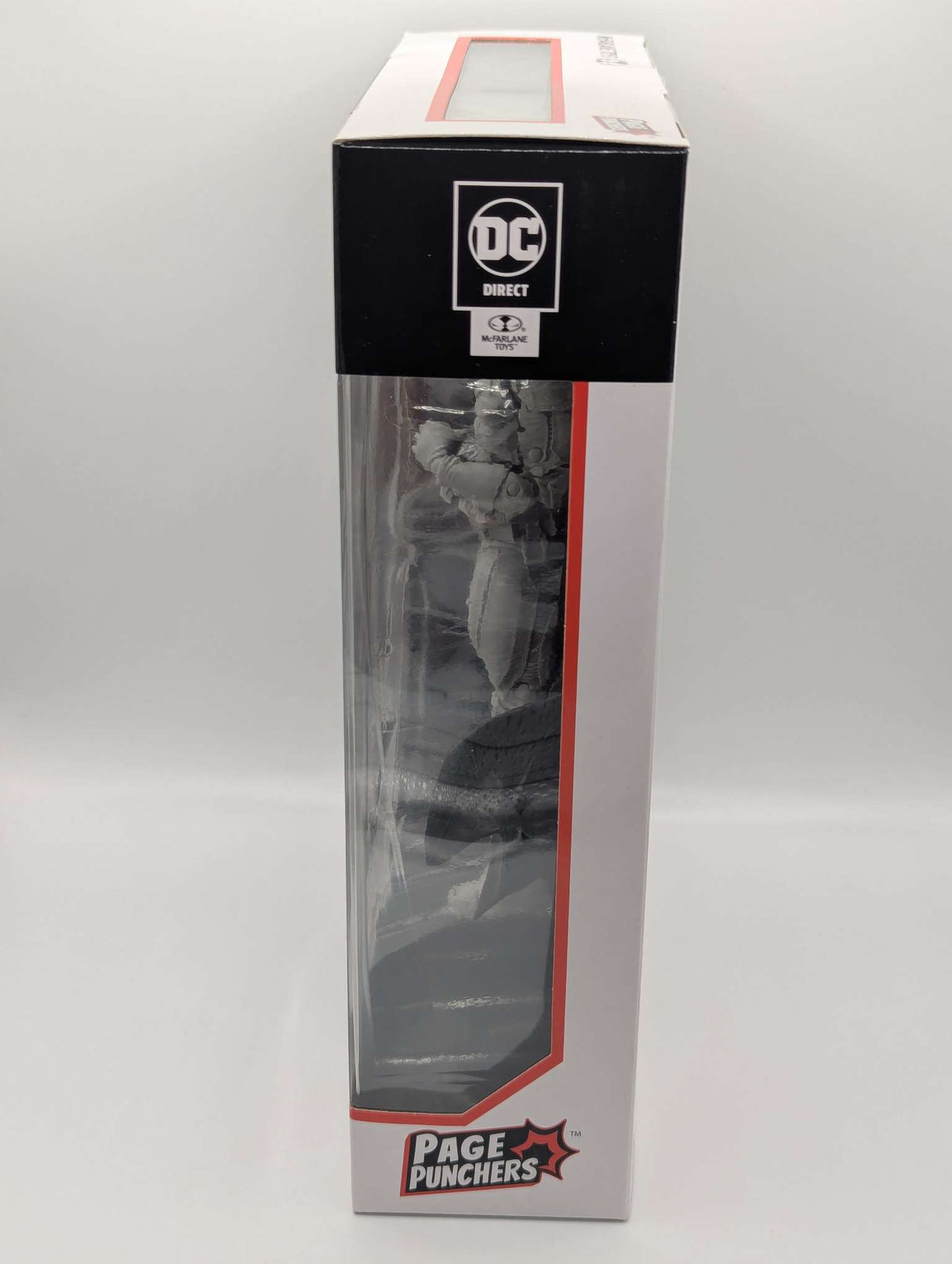 DC BATMAN WITH BLACK ADAM COMIC | Page Punchers | Line Art Variant | 7 inch Figure | McFarlane Toys