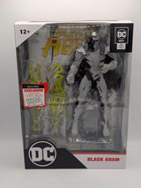 BLACK ADAM WITH COMIC | Page Punchers | Line Art Variant | 7 inch Figure | McFarlane Toys